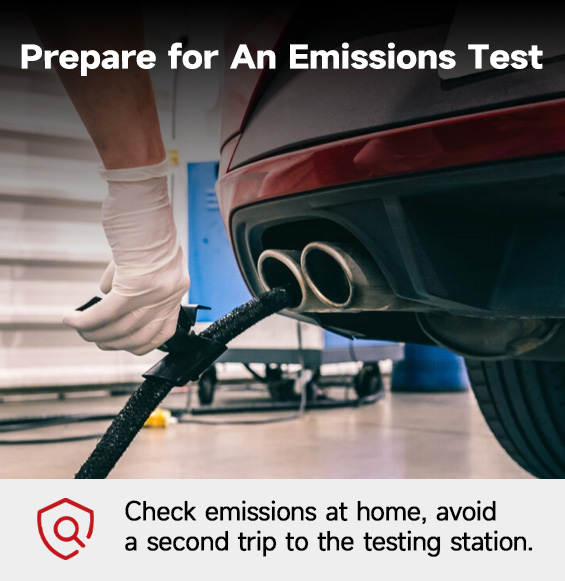 Prepare for emissions test